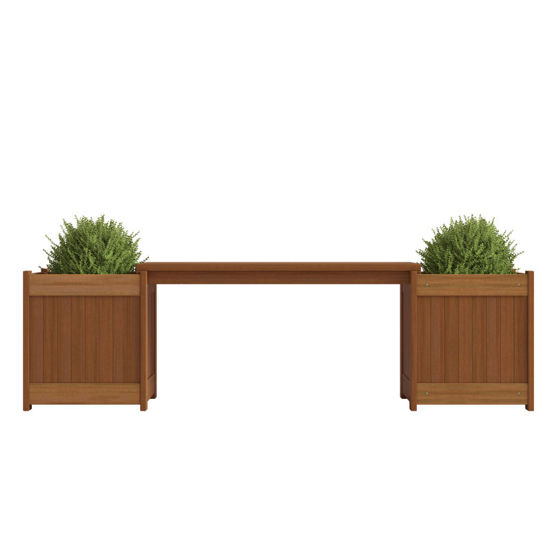 Fallah Raised Garden Bed, Brown