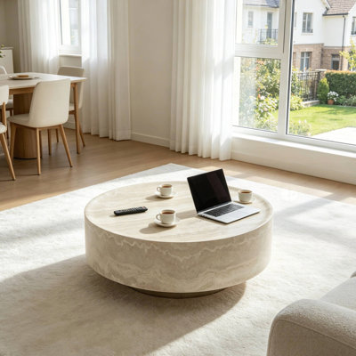 Table basse ronde de 31,5 po