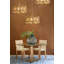 Roca 24" Five-Light Hand-Painted Modern Chandelier by Lisa McDennon