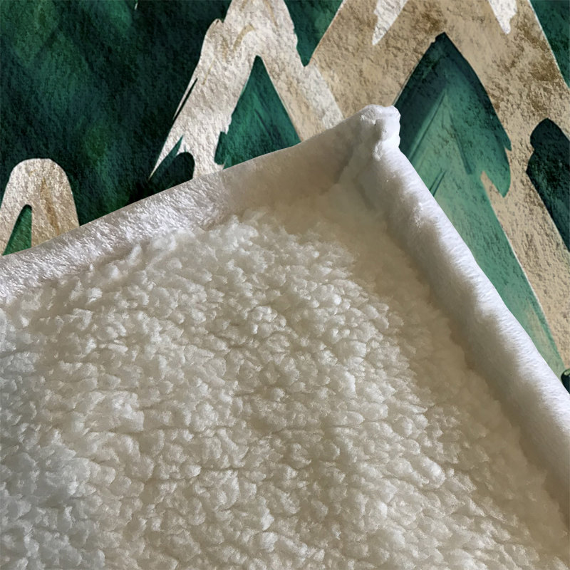 Couverture en sherpa, L 51 po x L 60 po