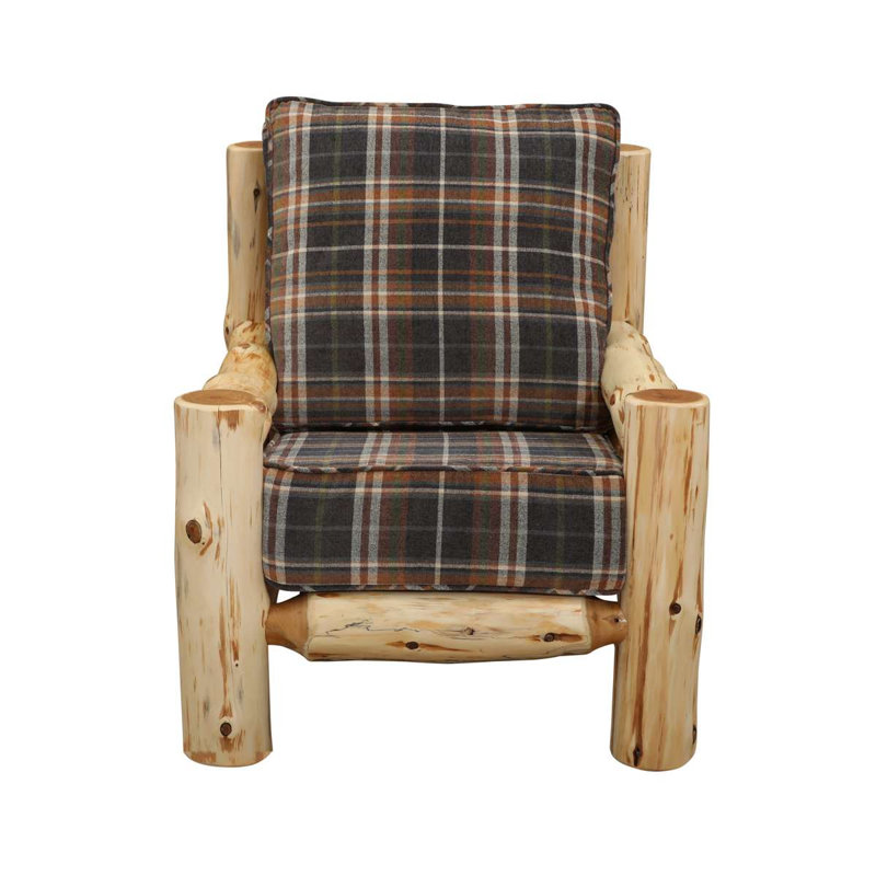  Chaise longue Cedar Log - Vintage - Tissu standard - Siège et dossier, Standard Fabric, Vintage