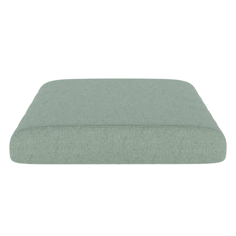 Sunbrella® Outdoor Ottoman Cushion, Canvas Spa Sunbrella® Canvas, 4" H x 22" W x 20" D