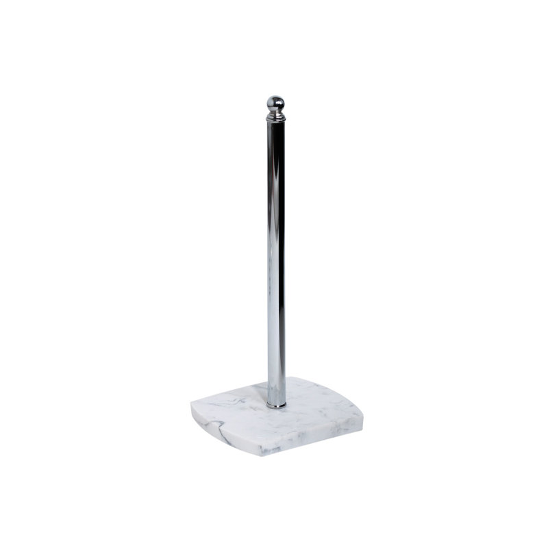 Cvetko Free Standing Toilet Paper Holder, White
