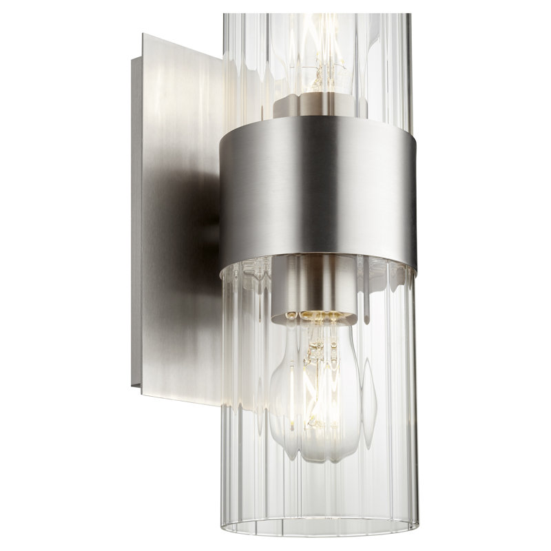 Suanne Steel Wallchiere, Satin Nickel