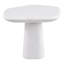 Table basse à piédestal en céramique Durand de 28 po avec surface anti-dégâts-128516590