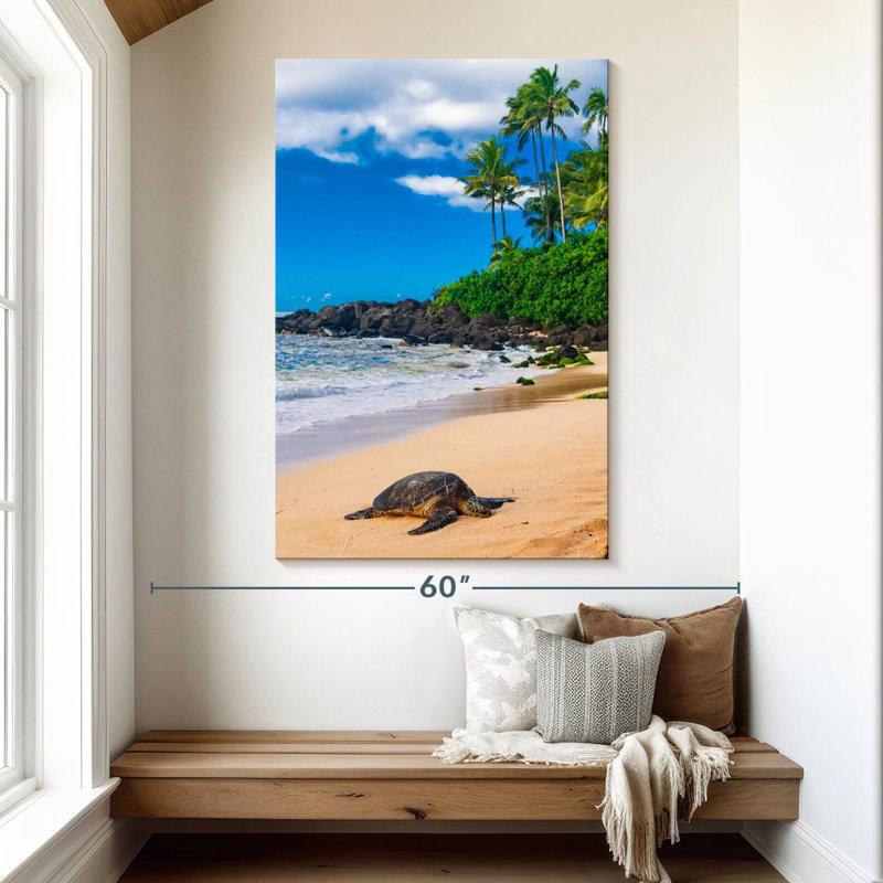 Brampt Honu Sea Turtle, 51" H x 34" W
