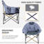Chaise de camping pliante avec coussin-69581576