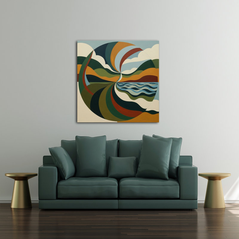 Earth And Sky, 30" H x 30" W