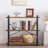 3 Tier Industrial Style Open Bookshelf with Metal Frame for Freestanding Placement-1106287237