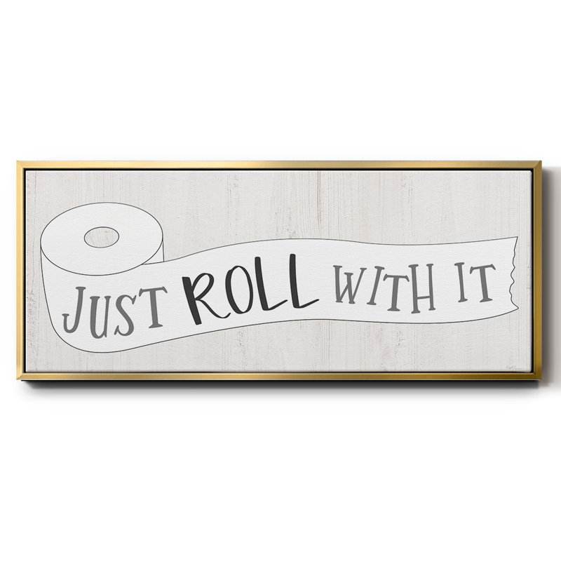 Just Roll- Framed Canvas, 24" H x 60" W