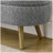 Ottoman Oval Storage Bench,Rubber Wood Legs, (43.5"x16"x16")-1071744709