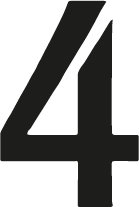 2 po Numéro de maison Beslagsboden, Acier inoxydable noir, 4