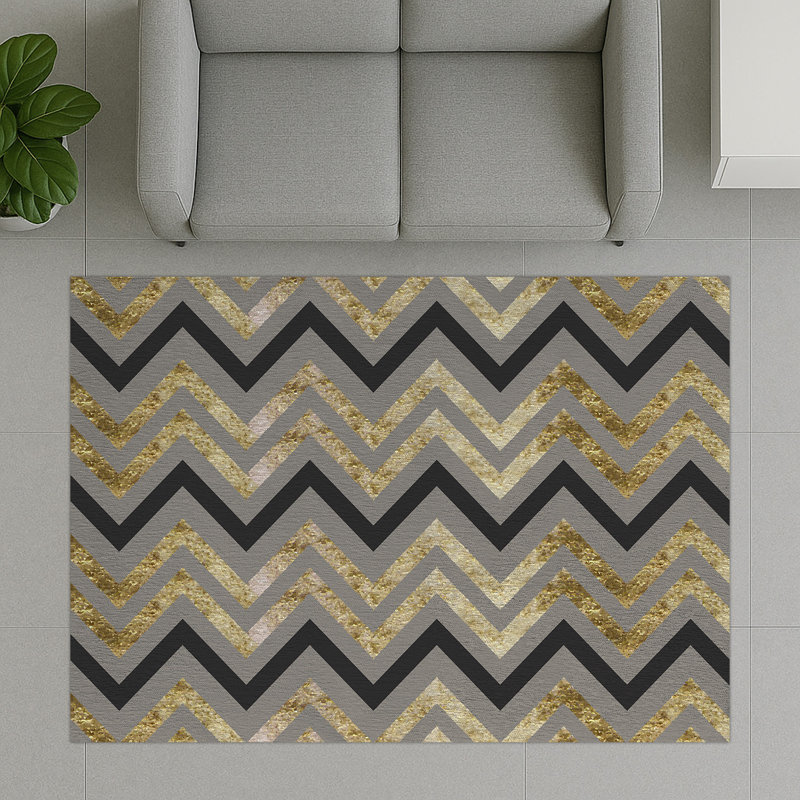 Geometric Area Rug, Rectangle 155 x 230 cm