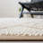 Natura Jute/Wool/Cotton Hand Woven Geometric Rug in Beige/White-2071445036