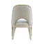 Chaise d'appoint rembourrée avec dossier demi-tonneau Shaly-124127142