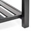 Brown Square With Practical Storage And Bottom Rack - Leather Fashionable Pu