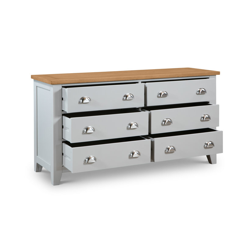 Port Mahon 130cm W 6 - Drawer Chest of Drawers