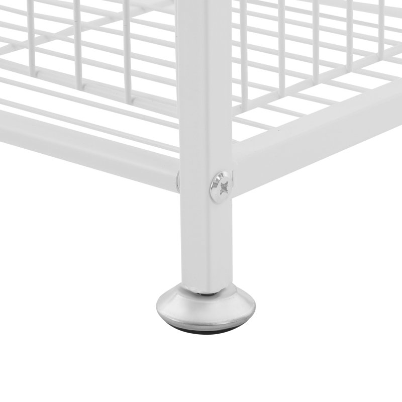 Présentoir de détail 19,68 "l / 23,62" l avec crochets, Blanc, H 66,92 po x l 23,62 po x P 10,62 po