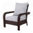 Brancon Steel Outdoor with Cushion