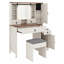 Meuble-lavabo avec miroir coulissant et lumières-663718520