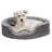 Ultra Plush Oval Donut Dog Bed-809269206-809269214