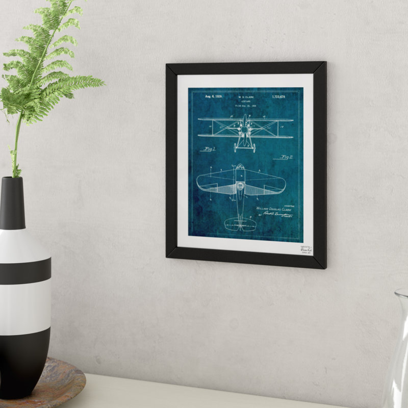 " Airplane 1929 ", 13.5" H x 11.5" W x 0.5" D