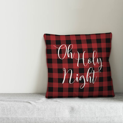 Plaid Throw Pillow