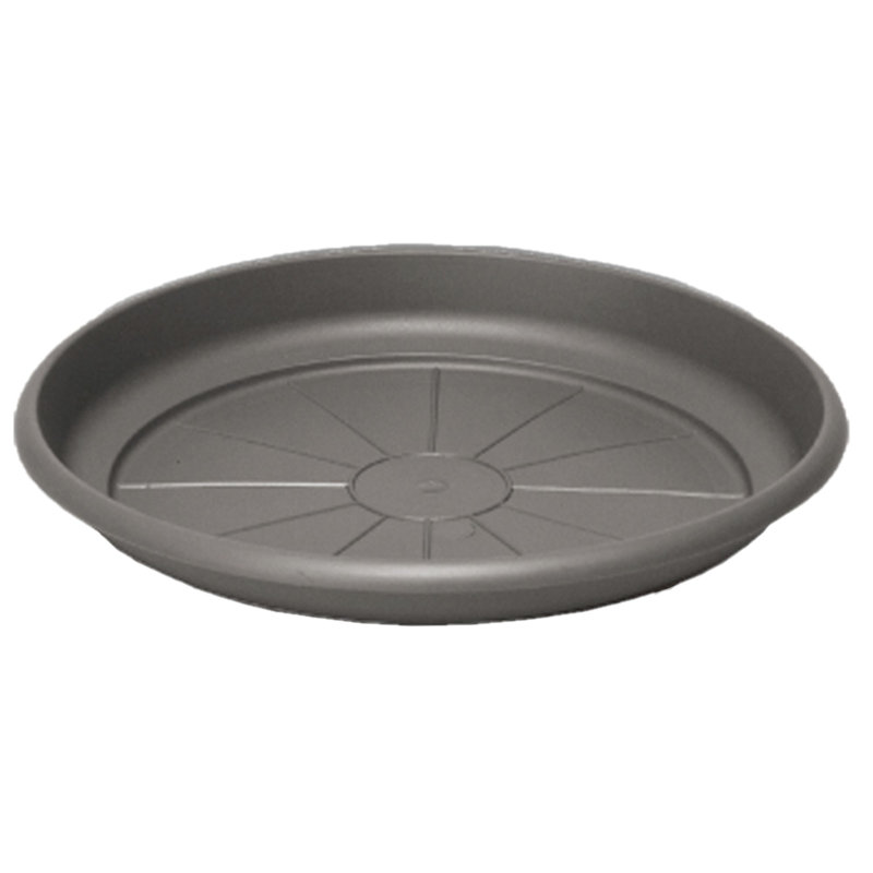 Saucer Plant Stand, Gray