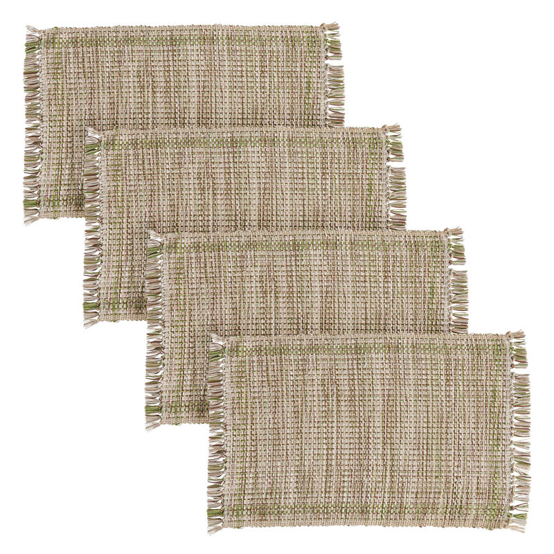 Ensemble de 4 napperons en tissu natté Park Designs