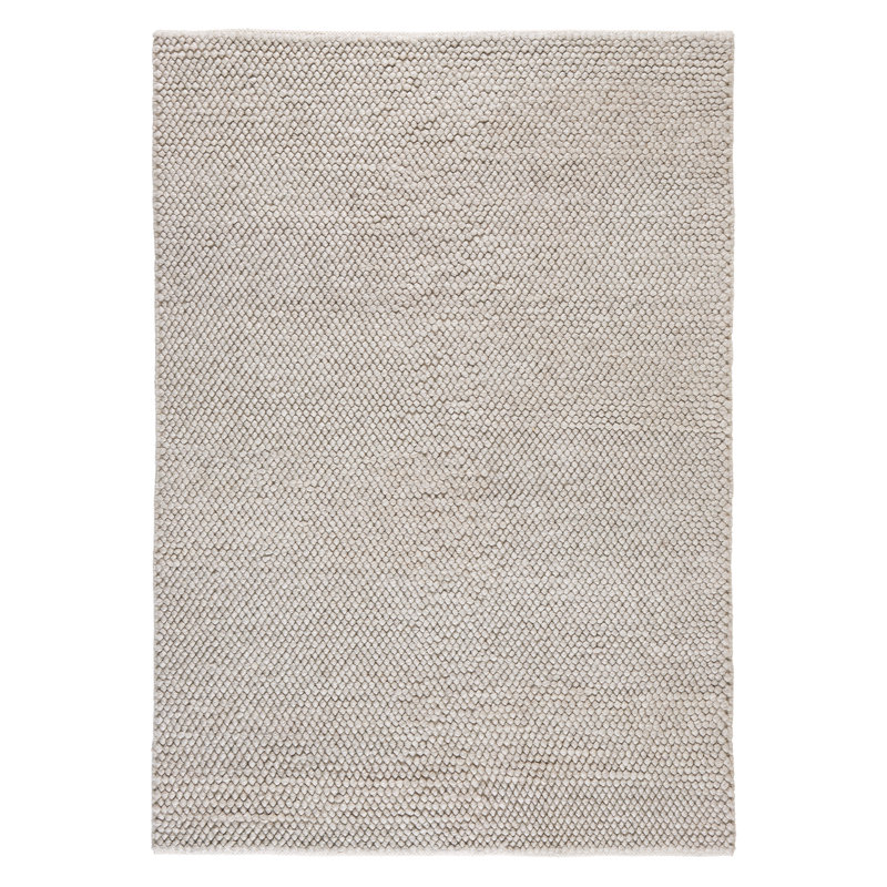 Tapis brun fait à la main Town & Country Terra Olea, Rectangle 6 pi x 9 pi