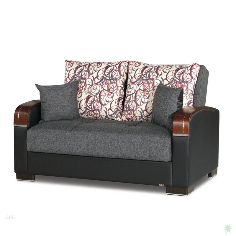 Causeuse convertible avec rangement Collection, Gris