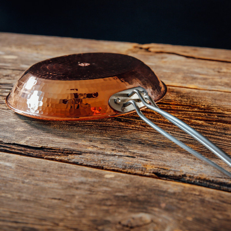  Copper Skillets, 10 inch, 10"