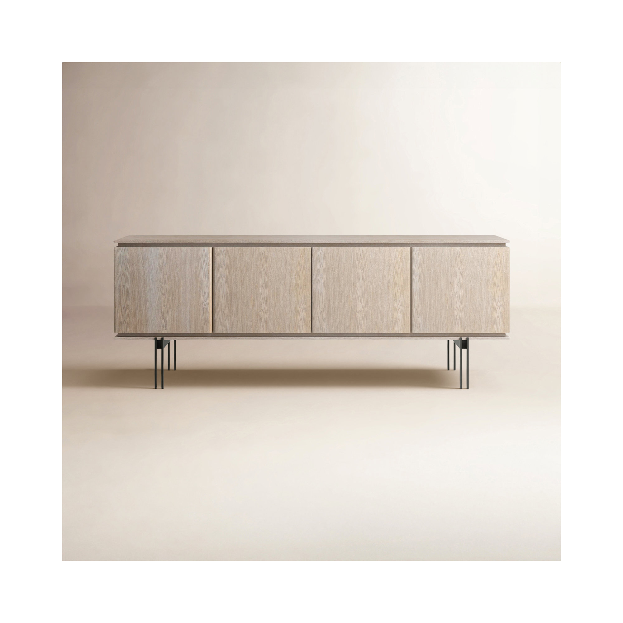 Gerri 78.5'' Modern Brazilian Sideboard, Nevoa