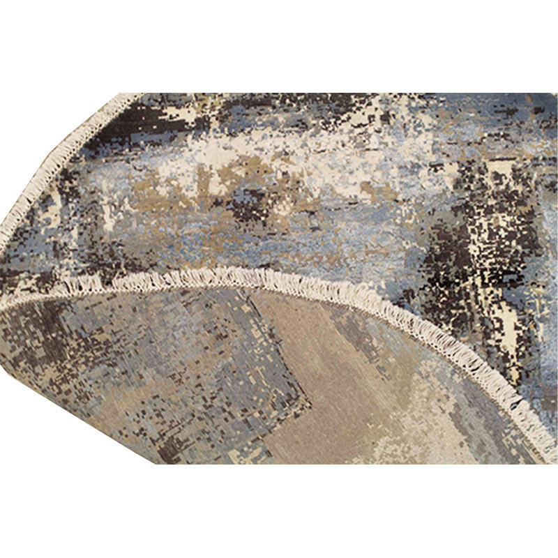 Hand-Knotted High-Quality Multi-Colored and Multi-Colored Area Rug