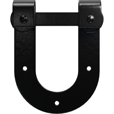 Cintre à rouleau en fer à cheval de qualité supérieure avec boulons pour porte de grange pour portes de 1 3/4 po