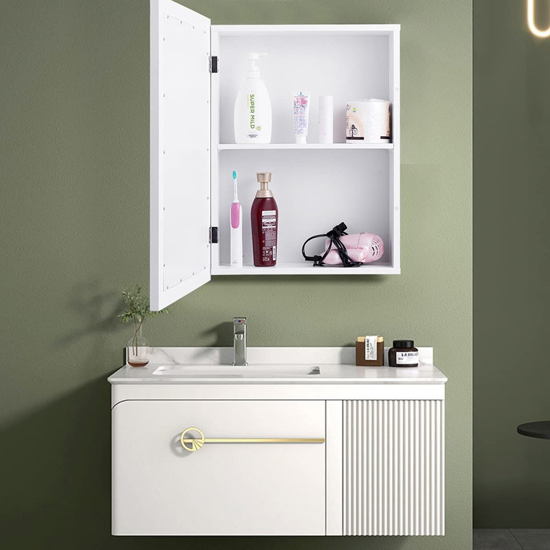 Amryis Bathroom Cabinet, White