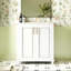 Meuble-lavabo de 30 po avec lavabo en céramique, ensemble de meuble-lavabo autoportant avec tiroir caché, armoire de rangement pour la salle de bain-114497745