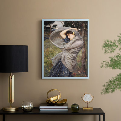 «Vintage Landscape CII», reproduction encadrée - bois massif