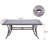 66.2'' W Rectangular Cast Aluminum Outdoor Dining Table with Ceramic Top and 2'' Umbrella Hole