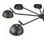 Lustre 8 lumières Trombetta en noir mat-837969817