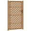 vidaXL Garden Gate 105x155 cm Weathering Steel Cross Design-113055264-113055265