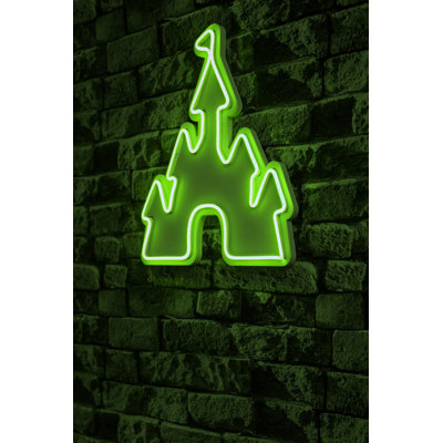 Bande d'éclairage à DEL flexible et flexible, vert imperméable, 14,6 po x 15,7 po x 0,8 po | Gabarit en mousse de PVC, adaptateur 12V 4A, 570 lumens, 3200K | Parfait pour la décoration intérieure, les fêtes et les événements, facile à installer et à personnaliser