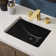 Ruvati 17 x 12 inch Undermount Bathroom Rectangular Porcelain Ceramic Sink with Overflow