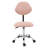 Adjustable Saddle Stool With Backrest And Wheels, Ergonomic Rolling Chair For Salon, Spa, Clinic, And Office Use-1358872508