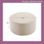 Pouf rond Lagom de 76 cm en velours, repose-pieds moelleux avec coussin en mousse-995920400