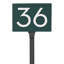 Floating 1-Line Lawn Address Sign-669034588-669038411-659383323