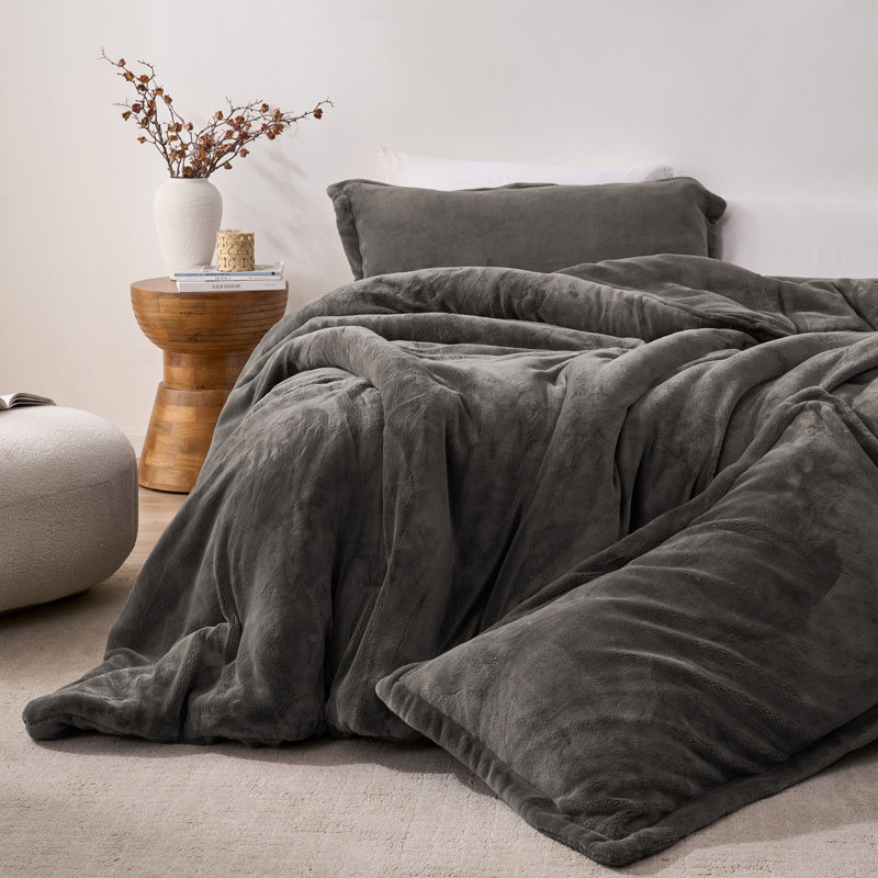 Get Under Me - Coma Inducer® Comforter Set, Oversized Queen, Dark Night Gray