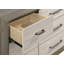 Commode 9 tiroirs Litchfield Chêne gris
