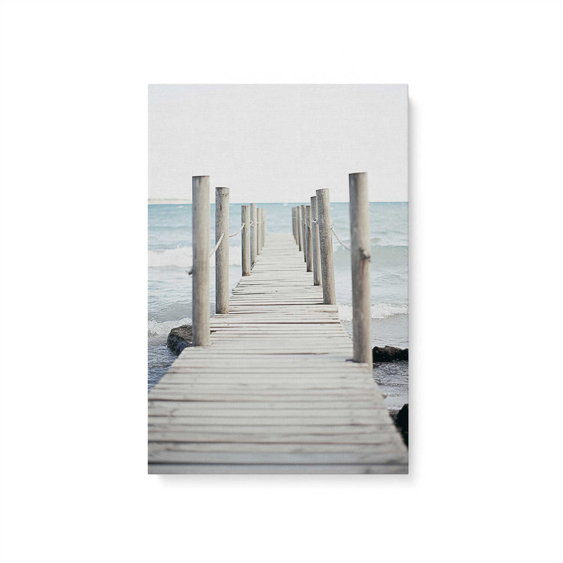 «Jetty Dreams Escape», reproduction sur toile, Toile tendue, H 12 po x l 18 po x P 1,25 po