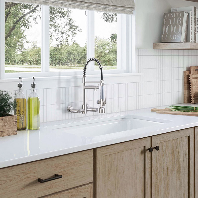 RENIST Pull Down Kitchen Faucet, Brushed Nickel